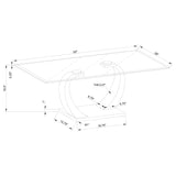 Pruitt Satin Silver 3-Piece Coffee and End Table Set by Coaster at Eve Furniture