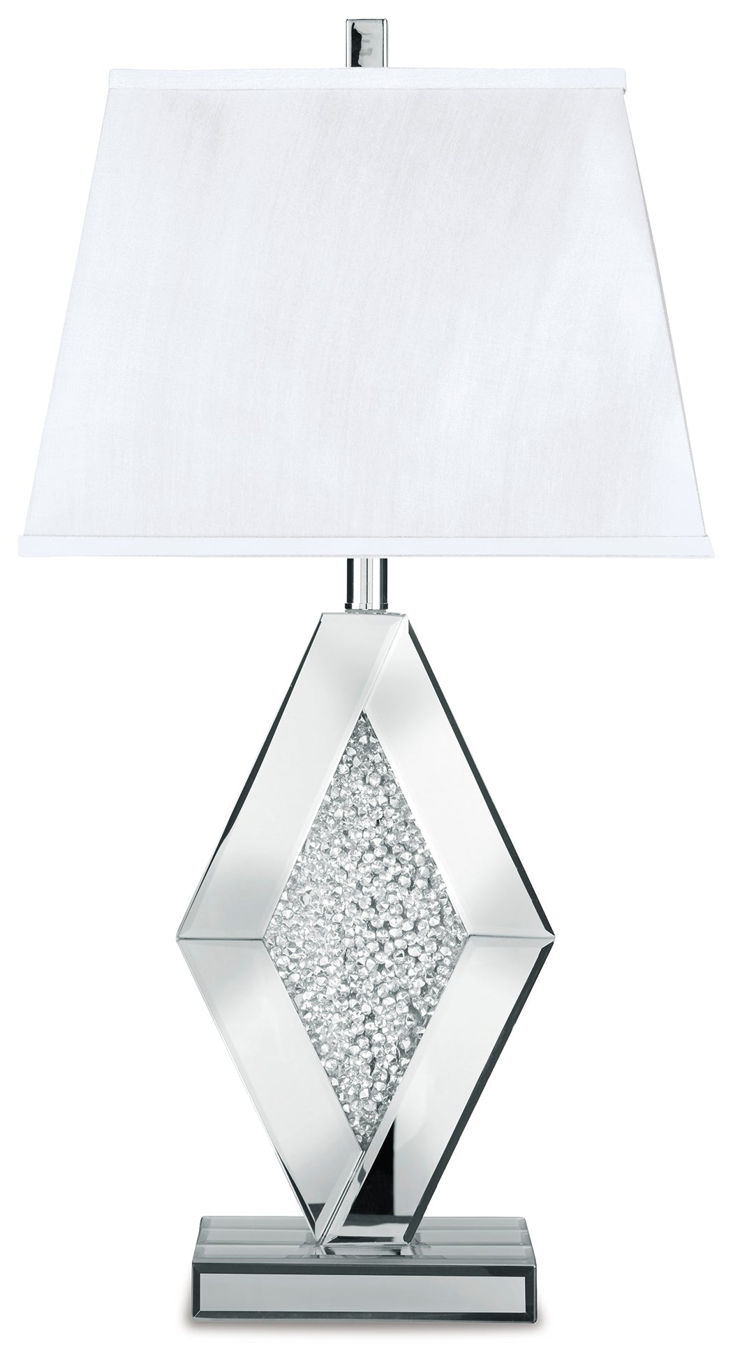 Prunella 2-Piece Table Lamp Set in Silver Finish by Ashley at Eve Furniture