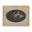 Pseudobalistes Fuscus by Mercana Studio Hand Embellished Textured Framed Art Print Matted under Glas by Mercana at Eve Furniture