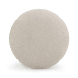 Pucker Warm Grey Boucle Ottoman by TOV Furniture at Eve Furniture