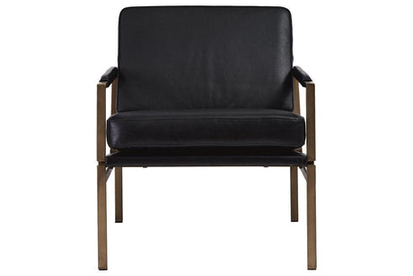 Puckman Black Accent Chair by Ashley at Eve Furniture