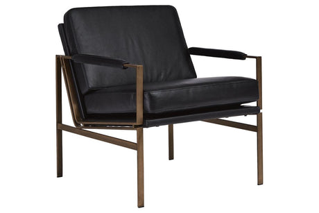 Puckman Black Accent Chair by Ashley at Eve Furniture