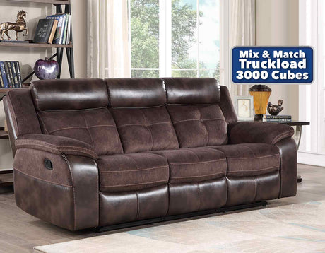 Pueblo Manual Reclining Sofa by Steve Silver at Eve Furniture