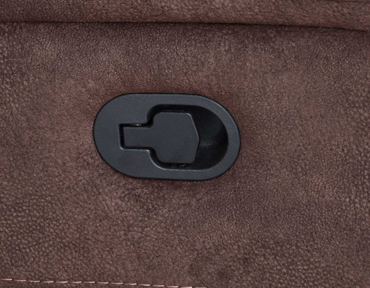 Pueblo Manual Reclining Loveseat with Console by Steve Silver at Eve Furniture