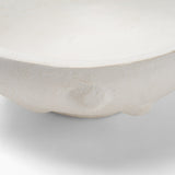 Punto Small White Paper Mache Dotted Centerpiece Bowl by Mercana at Eve Furniture