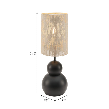 Pupen Beige Table Lamp by Zuomod at Eve Furniture