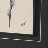 Pussy Willow by Cristina Bartl Villa Hand-Embellished Textured Framed Artwork Matted under Glass by Mercana at Eve Furniture