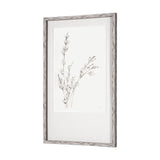 Pussy Willows V by Chris Paschke a Hand Embellished Textured Framed Art Print Matted under Glass by Mercana at Eve Furniture