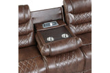 Putnam Brown Reclining Living Room Set by Homelegance at Eve Furniture