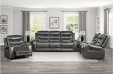 Putnam Gray Reclining Living Room Set by Homelegance at Eve Furniture