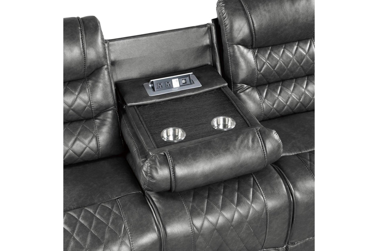 Putnam Gray Reclining Living Room Set by Homelegance at Eve Furniture