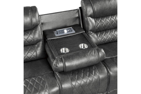 Putnam Gray Reclining Living Room Set by Homelegance at Eve Furniture