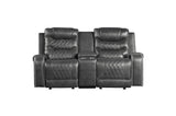 Putnam Gray Reclining Living Room Set by Homelegance at Eve Furniture