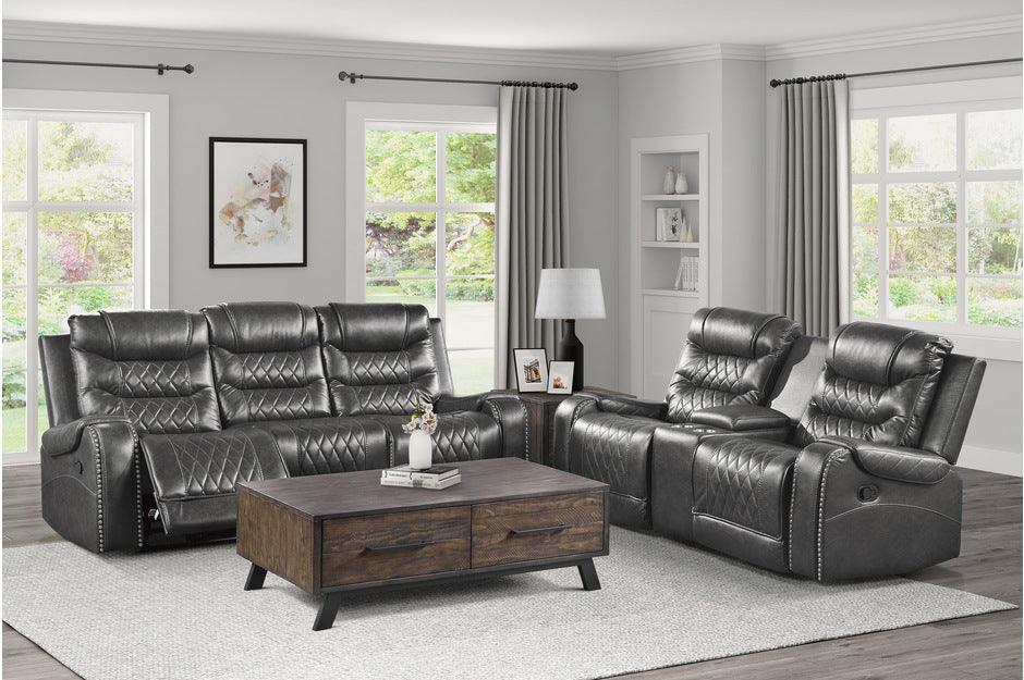 Putnam Gray Reclining Living Room Set by Homelegance at Eve Furniture