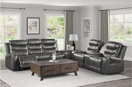 Putnam Gray Reclining Living Room Set by Homelegance at Eve Furniture