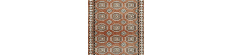 Qaabiz Sienna/Ivory/Black Large Rug by Ashley at Eve Furniture