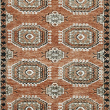 Qaabiz Sienna/Ivory/Black Medium Rug by Ashley at Eve Furniture
