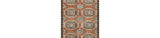 Qaabiz Sienna/Ivory/Black Medium Rug by Ashley at Eve Furniture