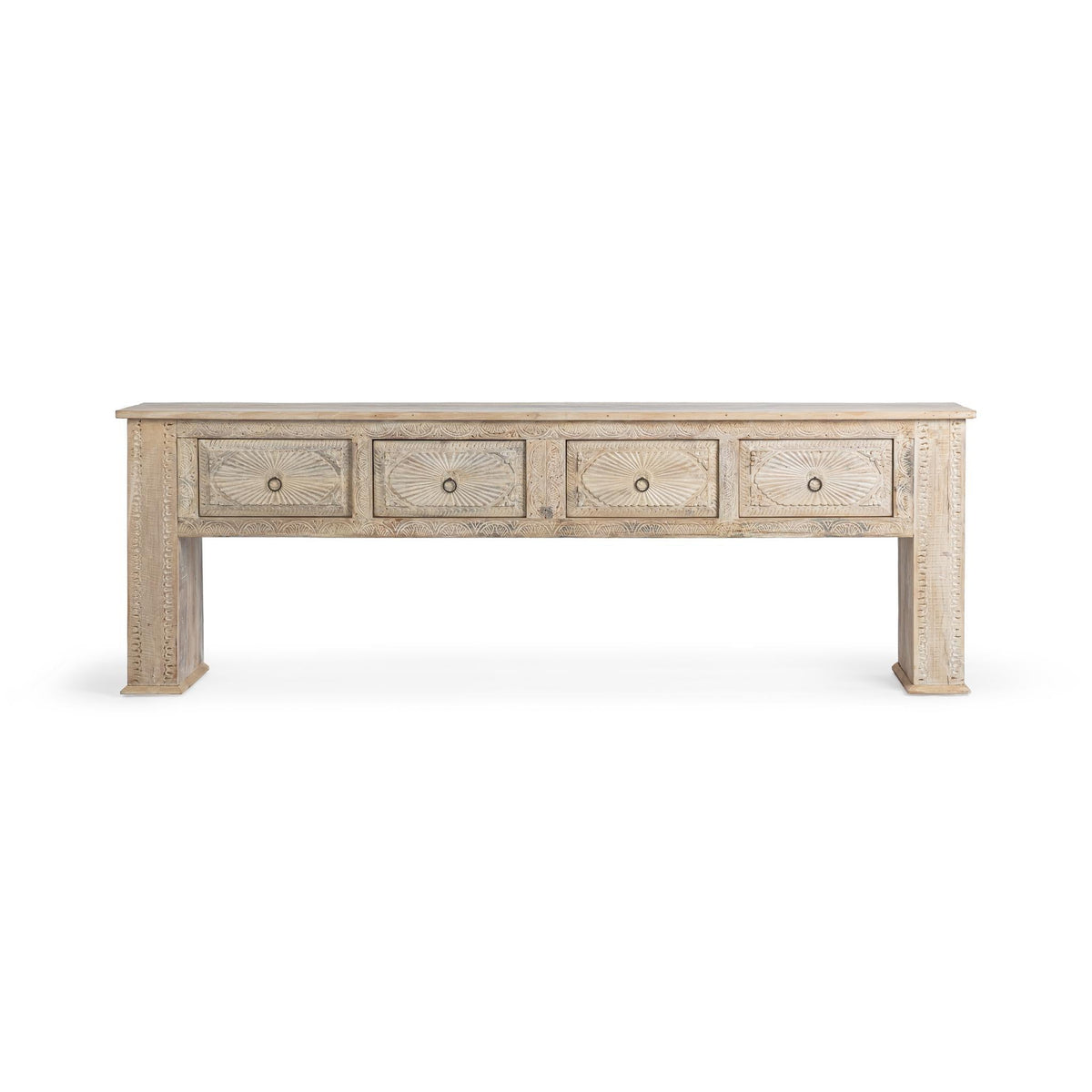 Qena 4 Drawer Console Table by Classic Home at Eve Furniture