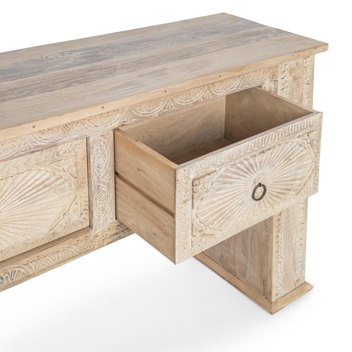 Qena 4 Drawer Console Table by Classic Home at Eve Furniture