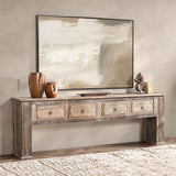 Qena 4 Drawer Console Table by Classic Home at Eve Furniture