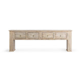 Qena Butterwood Blend 4 Drawer Console Table by Classic Home at Eve Furniture