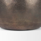 Quade Small Gold Metal Planter by Mercana at Eve Furniture