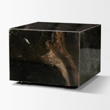 Quadra Solid Cappuccino Marble Square Coffee Table by Mercana at Eve Furniture