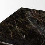 Quadra Solid Cappuccino Marble Square Coffee Table by Mercana at Eve Furniture
