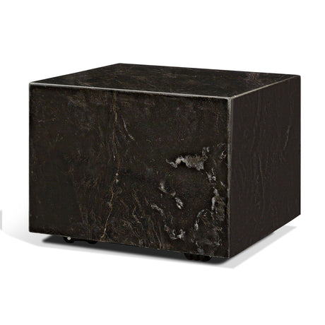 Quadra Solid Cappuccino Marble Square Coffee Table by Mercana at Eve Furniture