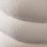 Quantum Swivel Accent Chair in Ivory Sherpa by Diamond Sofa at Eve Furniture