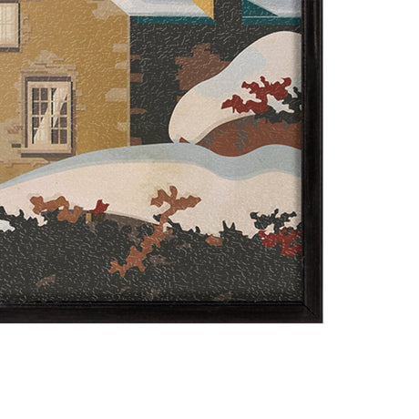 Quebec City Go Canada (SM) by Mercana Studio a Hand Embellished Decograph Framed Art Print by Mercana at Eve Furniture