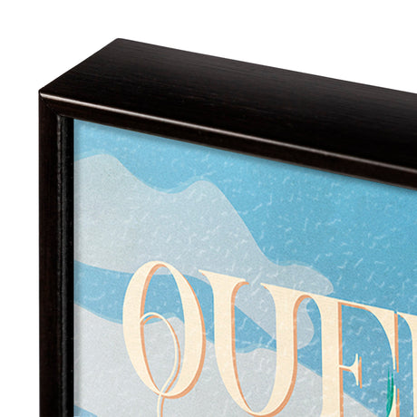 Quebec City Go Canada (SM) by Mercana Studio a Hand Embellished Decograph Framed Art Print by Mercana at Eve Furniture