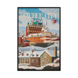 Quebec City Go Canada (SM) by Mercana Studio a Hand Embellished Decograph Framed Art Print by Mercana at Eve Furniture