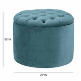 Queen Velvet Storage Ottoman by TOV Furniture at Eve Furniture