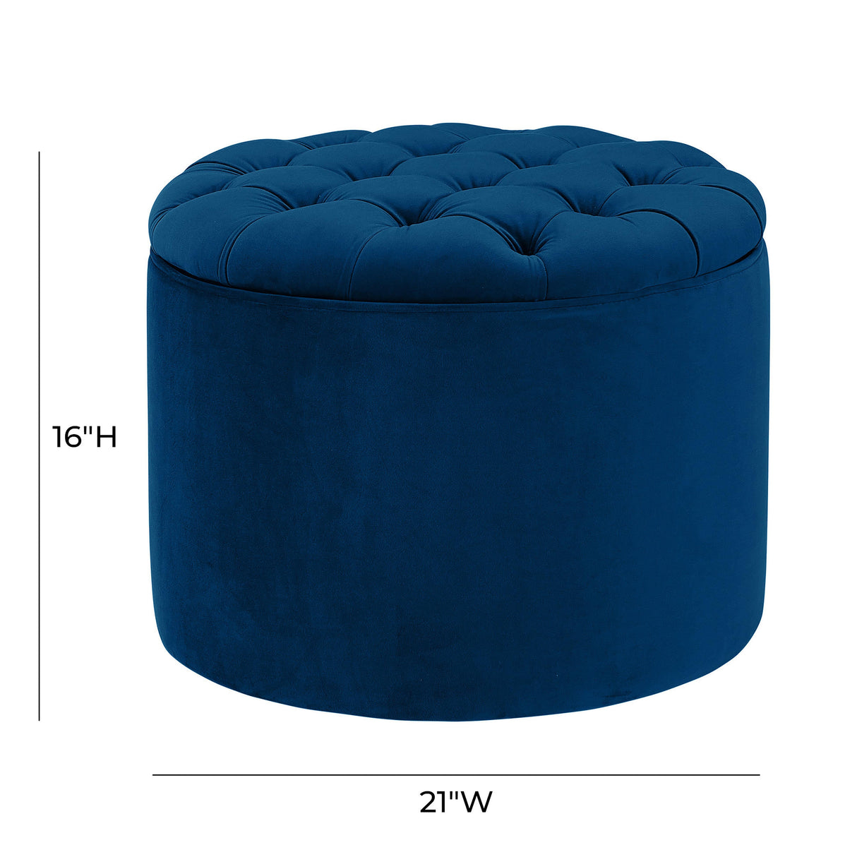 Queen Velvet Storage Ottoman by TOV Furniture at Eve Furniture