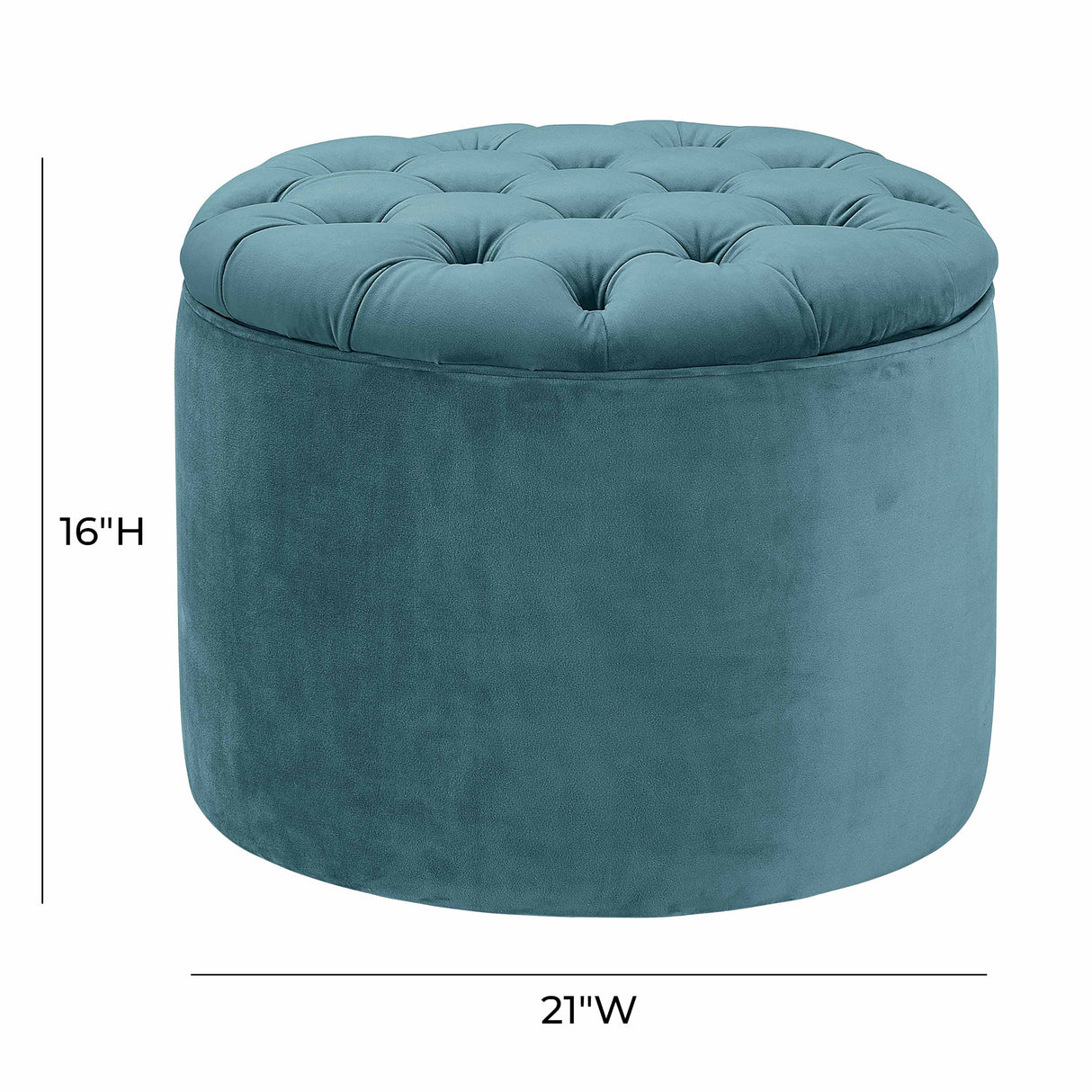 Queen Velvet Storage Ottoman by TOV Furniture at Eve Furniture