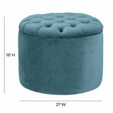 Queen Velvet Storage Ottoman by TOV Furniture at Eve Furniture