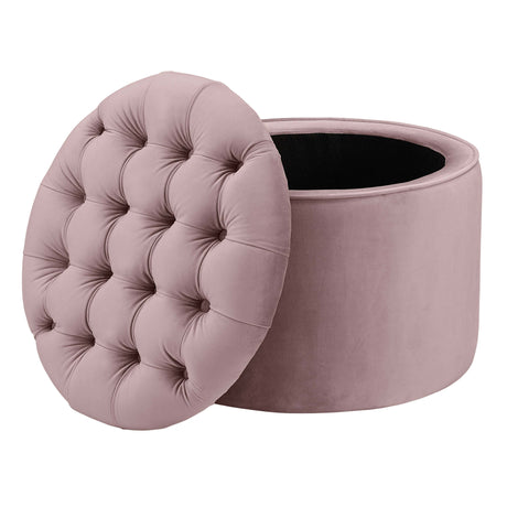 Queen Velvet Storage Ottoman by TOV Furniture at Eve Furniture