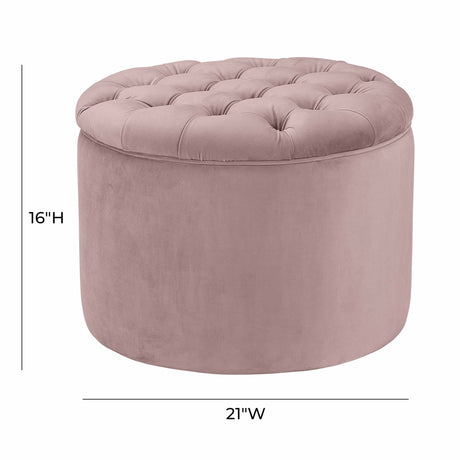 Queen Velvet Storage Ottoman by TOV Furniture at Eve Furniture