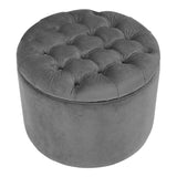 Queen Velvet Storage Ottoman by TOV Furniture at Eve Furniture