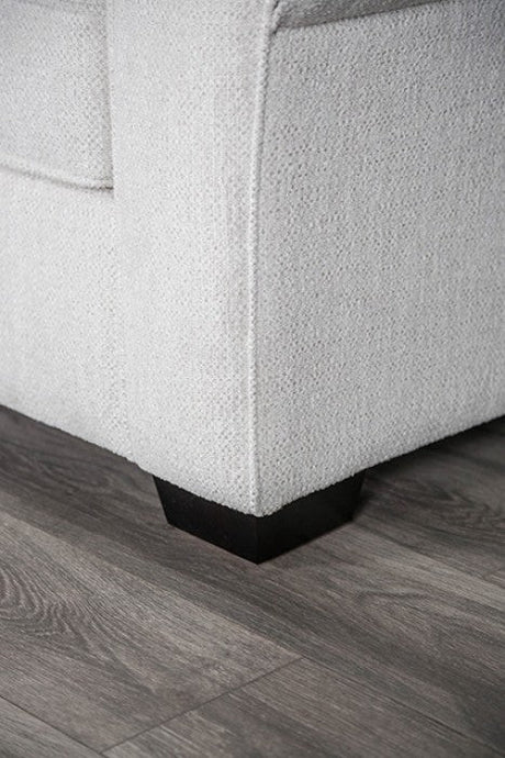 Queensbury White Upholstery Living Room Set by Furniture of America at Eve Furniture