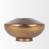 Quiana Large Gold Metal Vase by Mercana at Eve Furniture