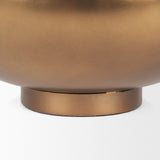 Quiana Large Gold Metal Vase by Mercana at Eve Furniture