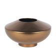Quiana Large Gold Metal Vase by Mercana at Eve Furniture