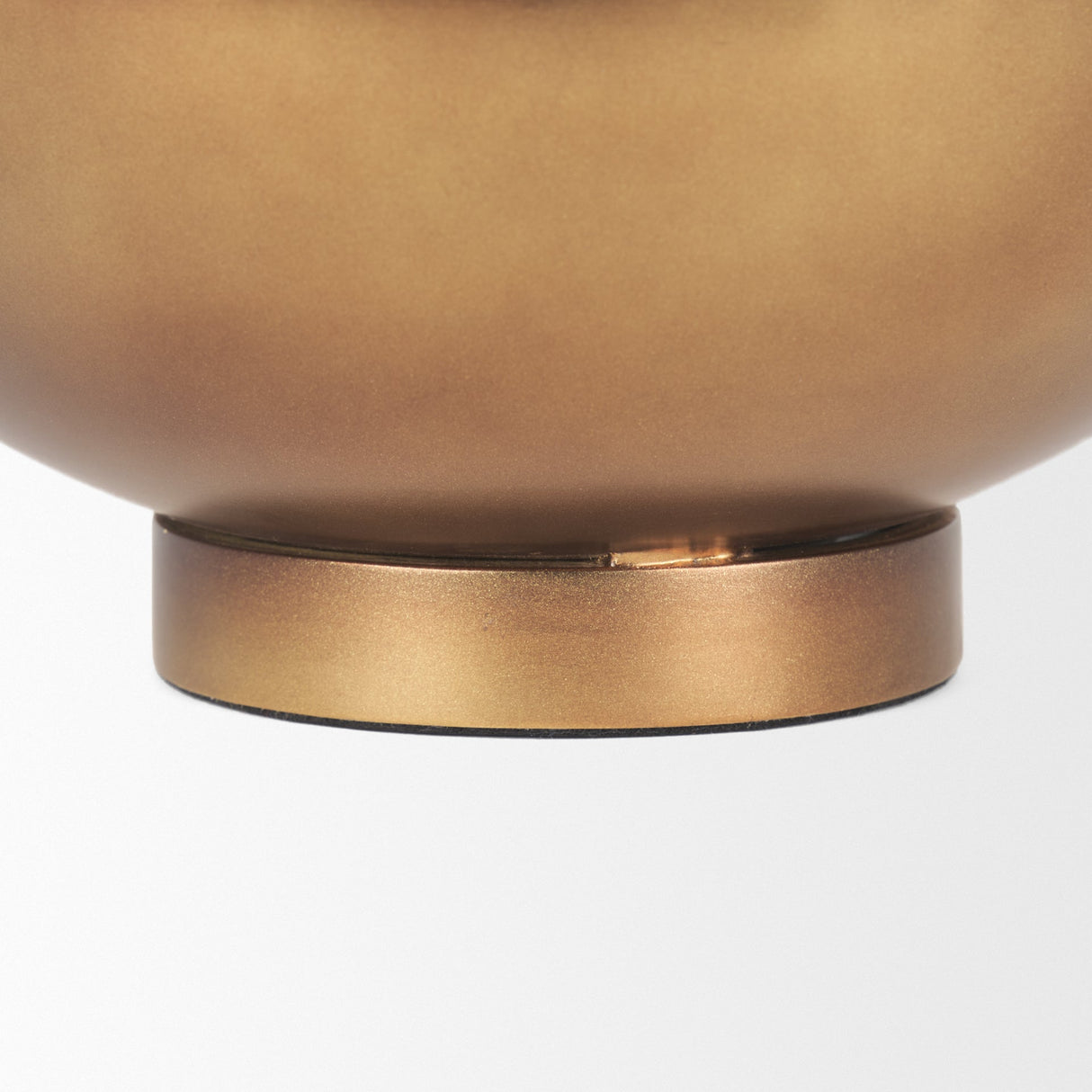 Quiana Medium Textured Gold Metal Vase by Mercana at Eve Furniture