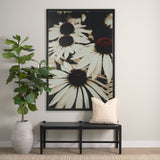 Quiet by Olivia Joy StClaire Hand-Embellished Textured Framed Canvas Art Print by Mercana at Eve Furniture