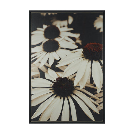 Quiet by Olivia Joy StClaire Hand-Embellished Textured Framed Canvas Art Print by Mercana at Eve Furniture