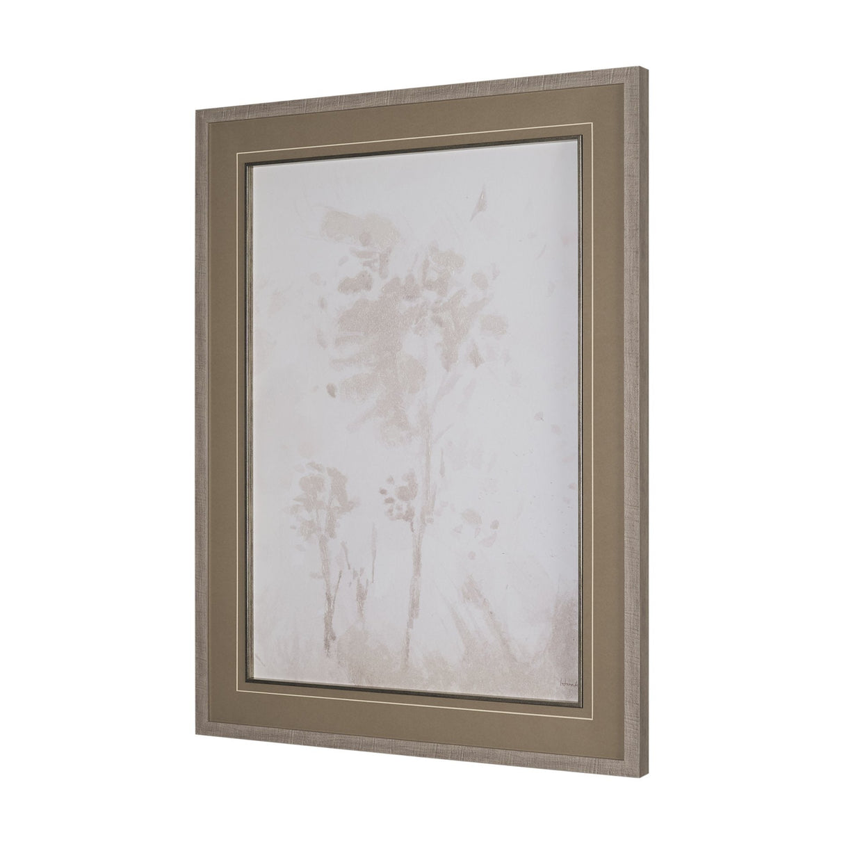 Quiet Canopy II by Mercana Studio Hand-Embellished Framed Artwork Matted under Glass by Mercana at Eve Furniture