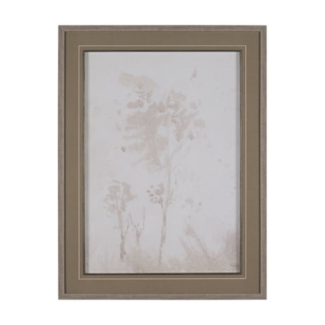 Quiet Canopy II by Mercana Studio Hand-Embellished Framed Artwork Matted under Glass by Mercana at Eve Furniture